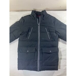 Boys Ultimate Boys Parka Jacket Black Size 10‎ 12 Winter Warm Hooded Outerwear